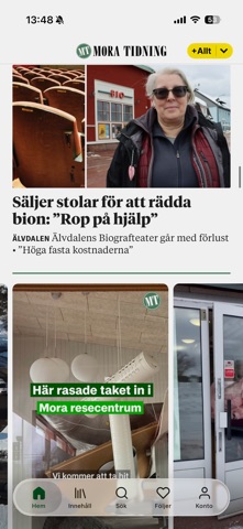 Mora Tidning Screenshot 1 of 3