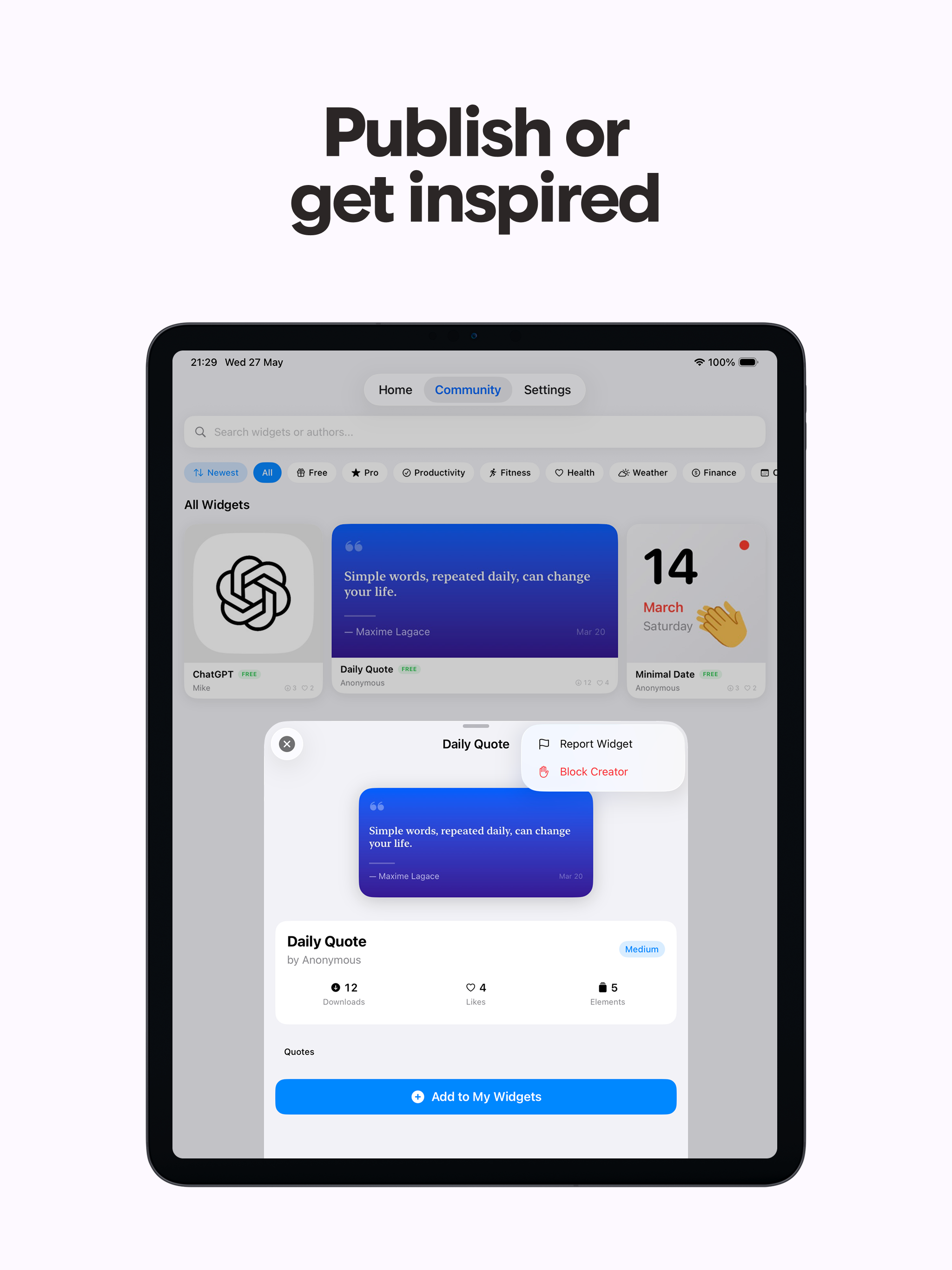 Widgety - Custom Widget Maker screenshot 12