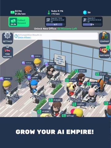 AI Company: Startup Simulator iPad screenshot