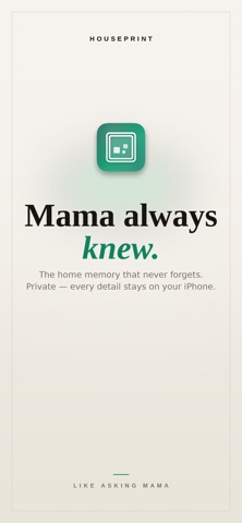 Houseprint iPhone screenshot