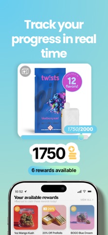 Cannopy Rewards iPhone screenshot