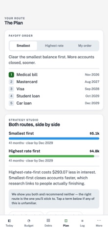 SpendCents iPhone screenshot