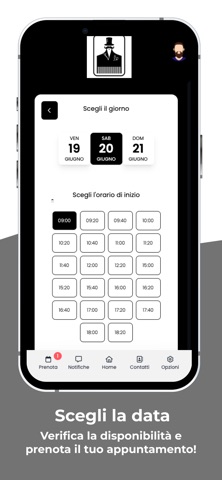 TESTEMATTE barberia iPhone screenshot