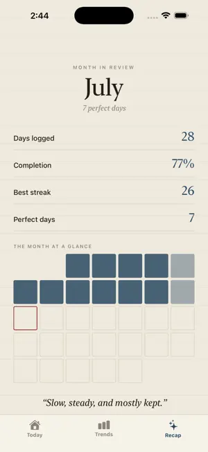 Kept: Habit Journal screenshot 3