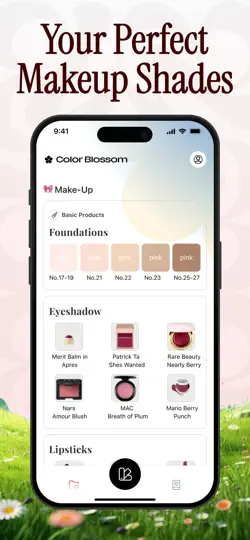Captura de pantalla de Blossom: Colorimetría IA en iPhone 4