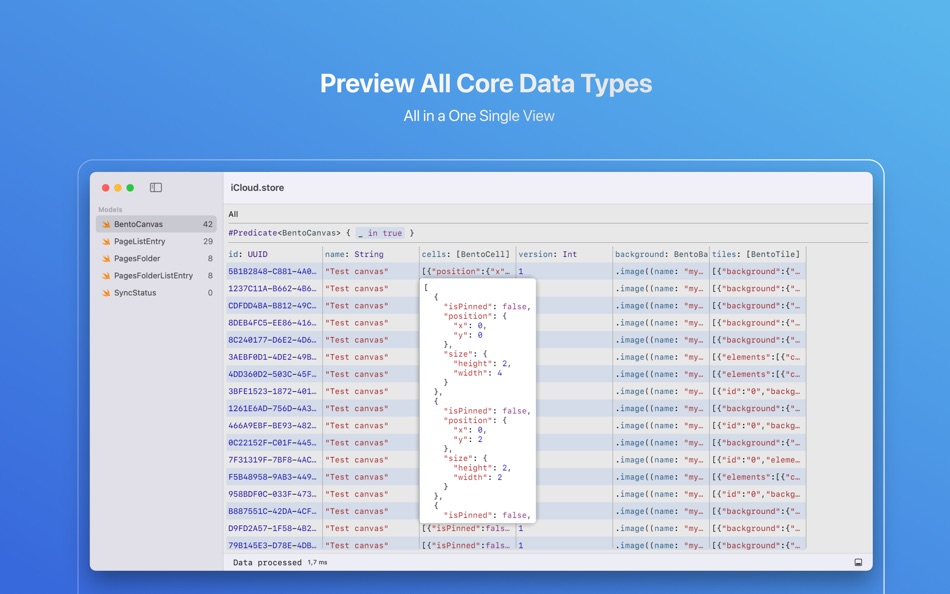 #4. DataScout for SwiftData (macOS) Podle: Oleksii Oliinyk
