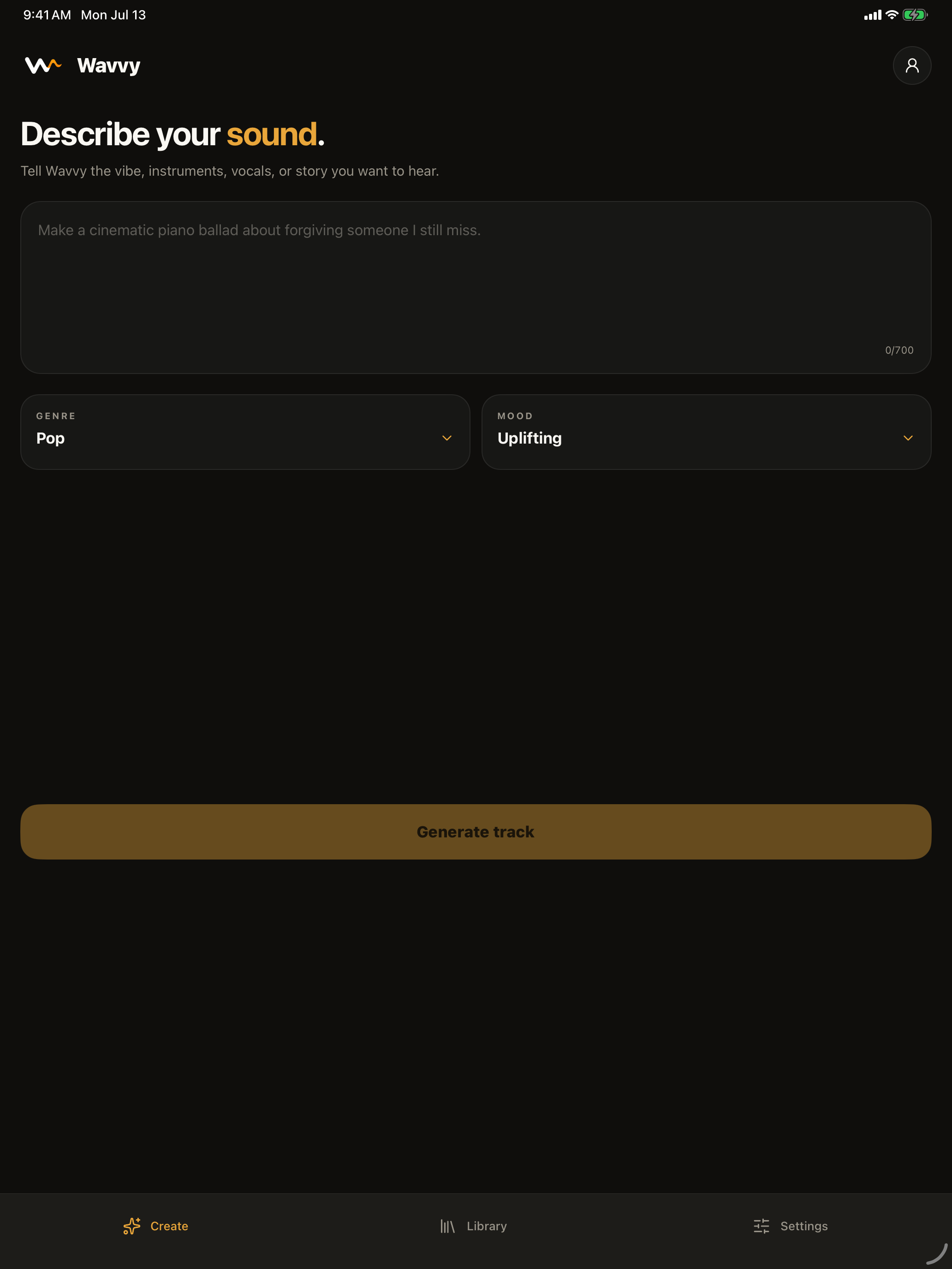 Wavvy – AI Music Generator screenshot 4