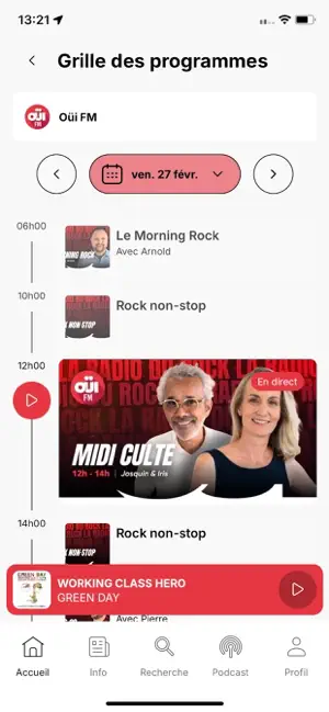 Oüi FM screenshot 4
