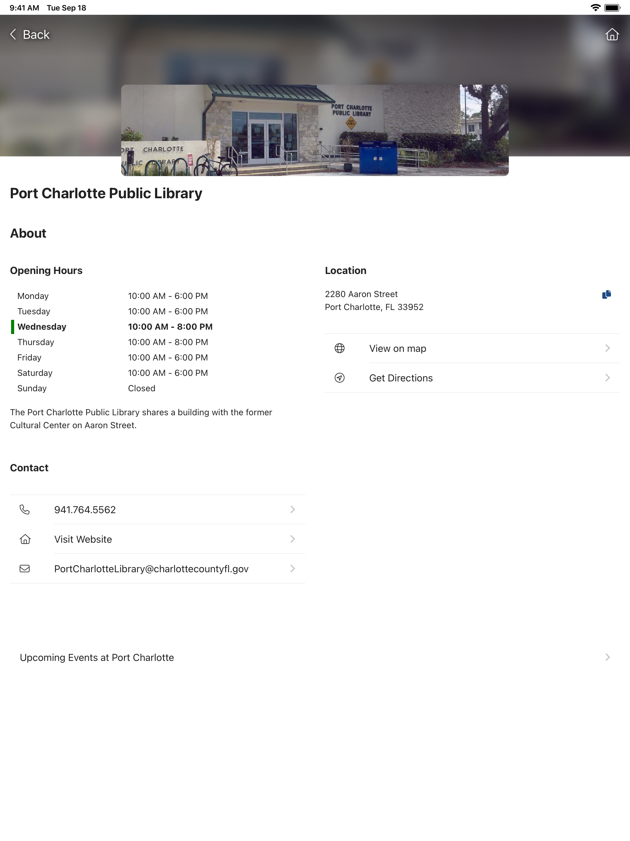 Charlotte County Library screenshot 12