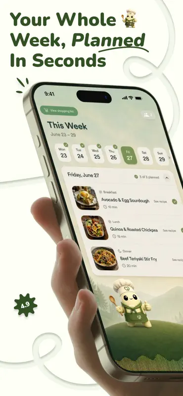 Elo: Meal Planner screenshot 2 of 5