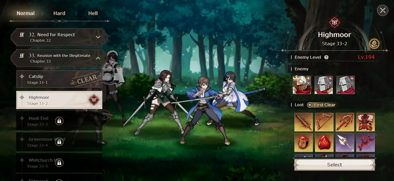 Lost Sword Hack screenshot 5 - game app interface