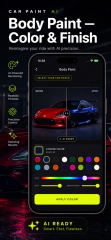 Car Paint AI: Redesign Custom iPhone screenshot