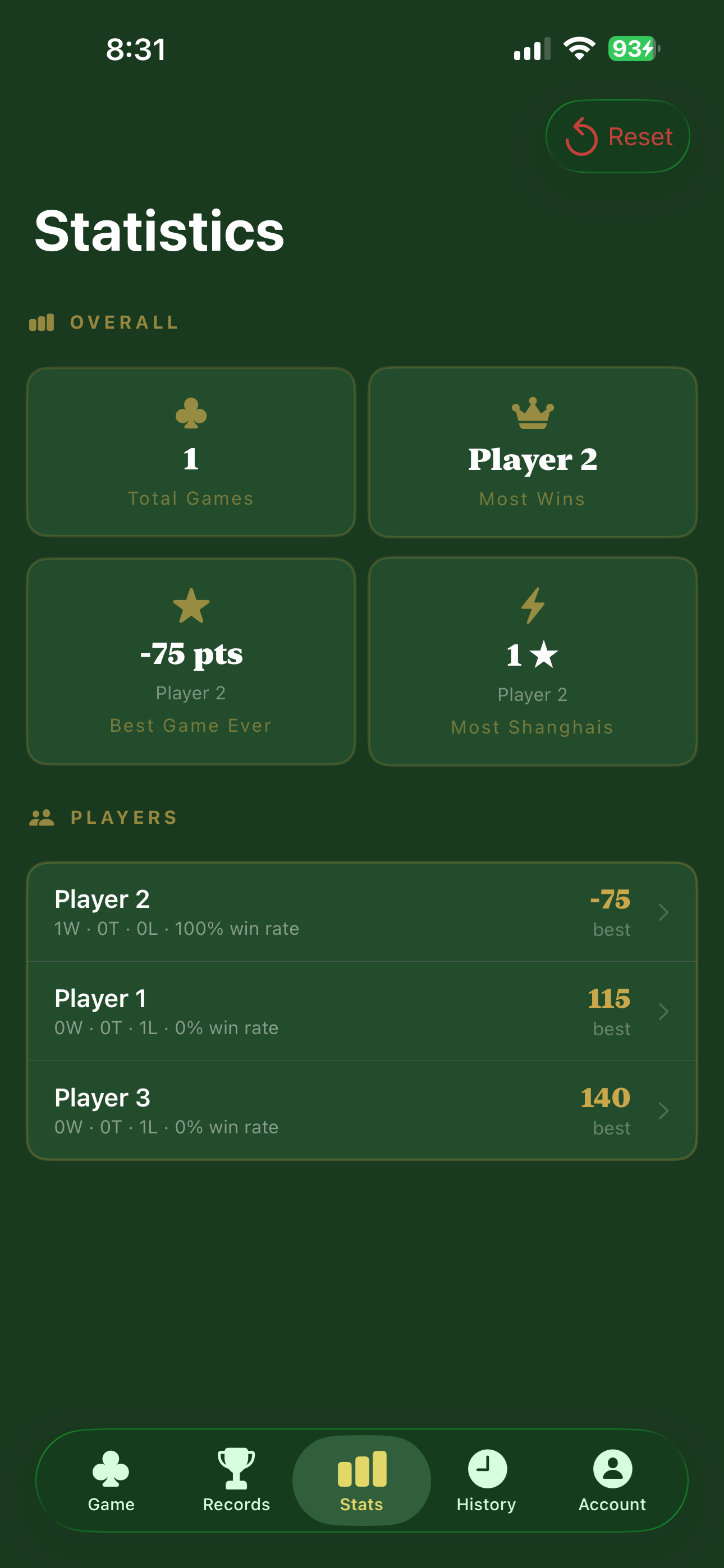 Shanghai Scorekeeper screenshot 3