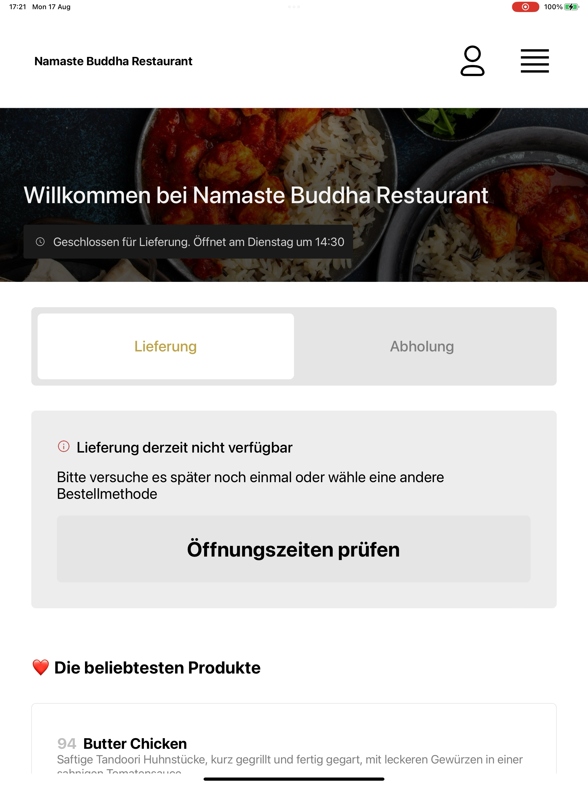 Namaste Buddha Restaurant screenshot 13