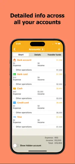 Captura de pantalla de Contabilidad Del Hogar. en iPhone 2