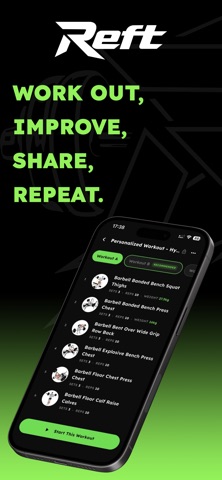 Reft: Gym Workouts Screenshot 1 of 10
