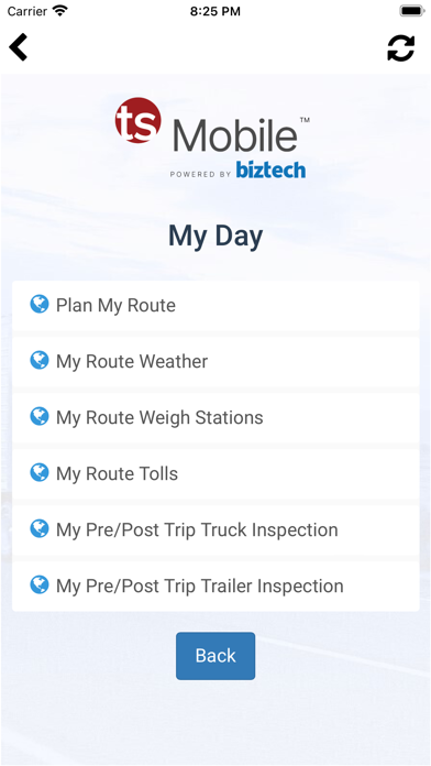 TruckSuite App Screenshot