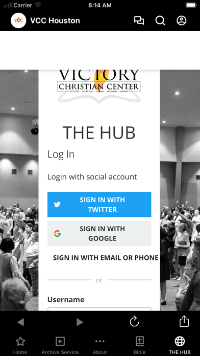 Victory Christian Center Screenshot