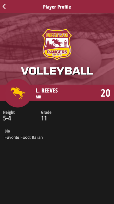 Forest Lake Rangers iPhone screenshot 7 - Sports app
