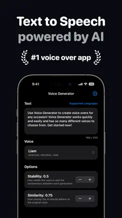 AI Voice Generator: VoiceKit iPhone image 1