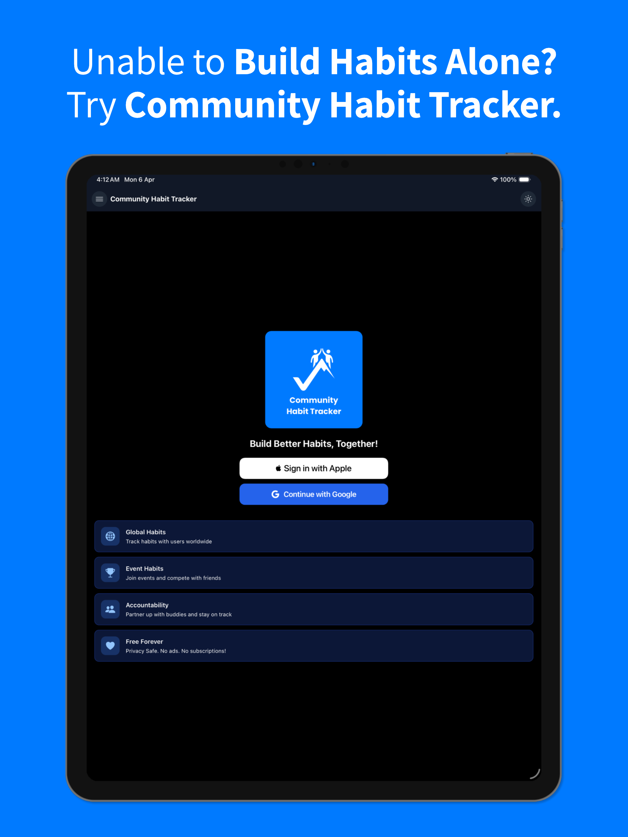 Community Habit Tracker screenshot 9