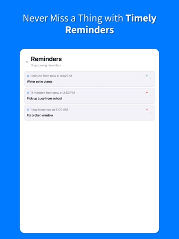 Super Duper - Todos & Lists iPad screenshot
