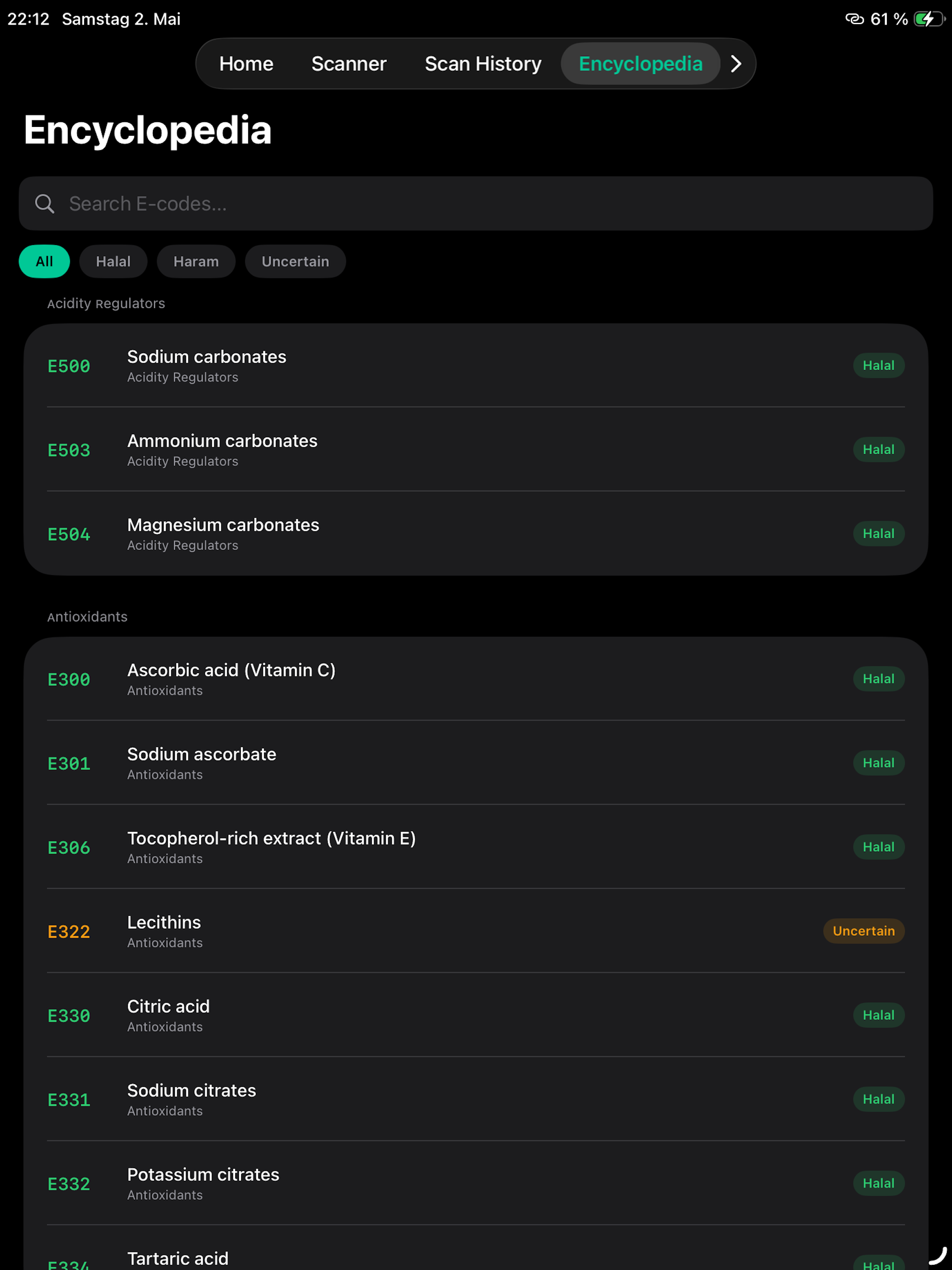 Yakine - Halal App Checker