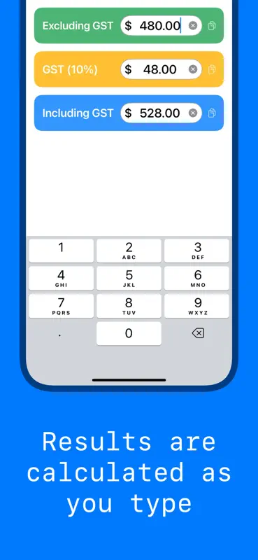 Australia GST - Tax Calculator screenshot 3 of 5