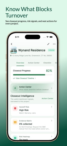 Construction Closeout: Closr+ iPhone screenshot