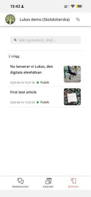 Lukas - Digital elevhälsa screenshot 4