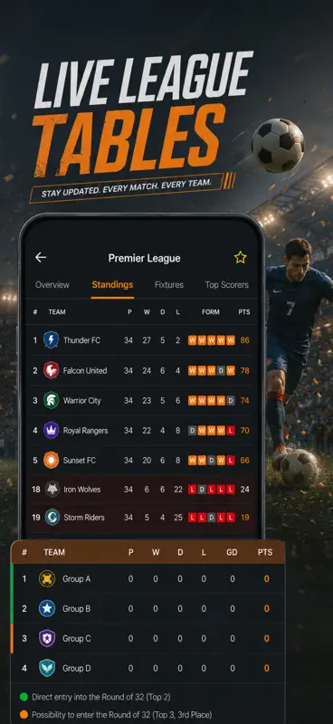 Live Score: Football Result screenshot 2 of 5