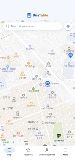 BusTable: Bus Timetables & Map screenshot 1