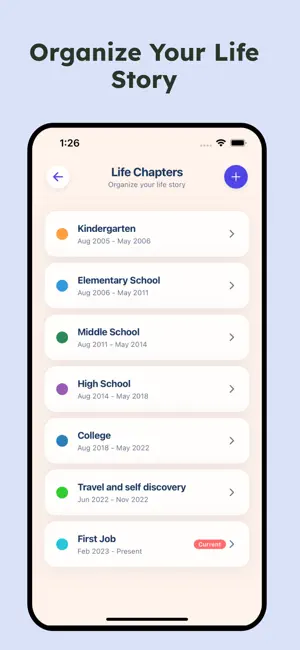 Lifev - Life In Weeks screenshot 4