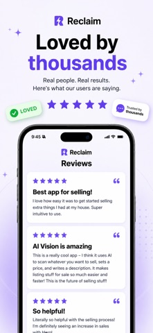Reclaim: Sell with AI screenshot