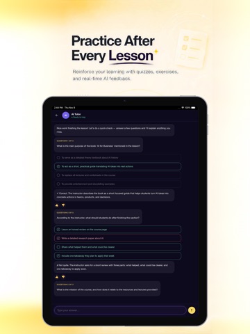 Studevo iPad screenshot