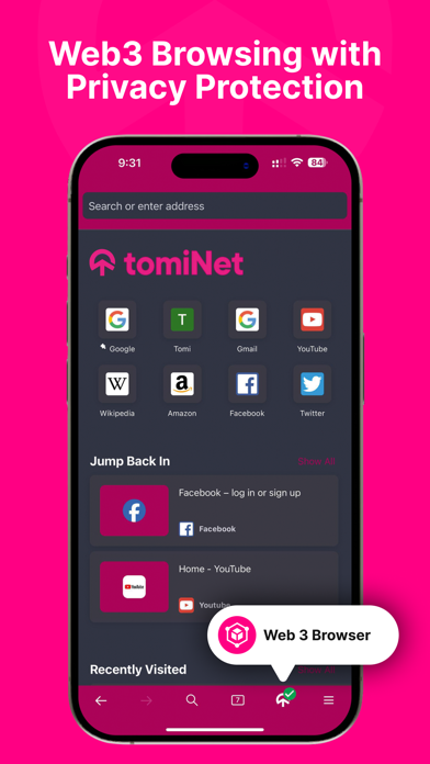 Tomi Browser Screenshot