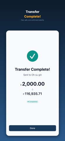 RemitBridge - Transfer Tracker screenshot