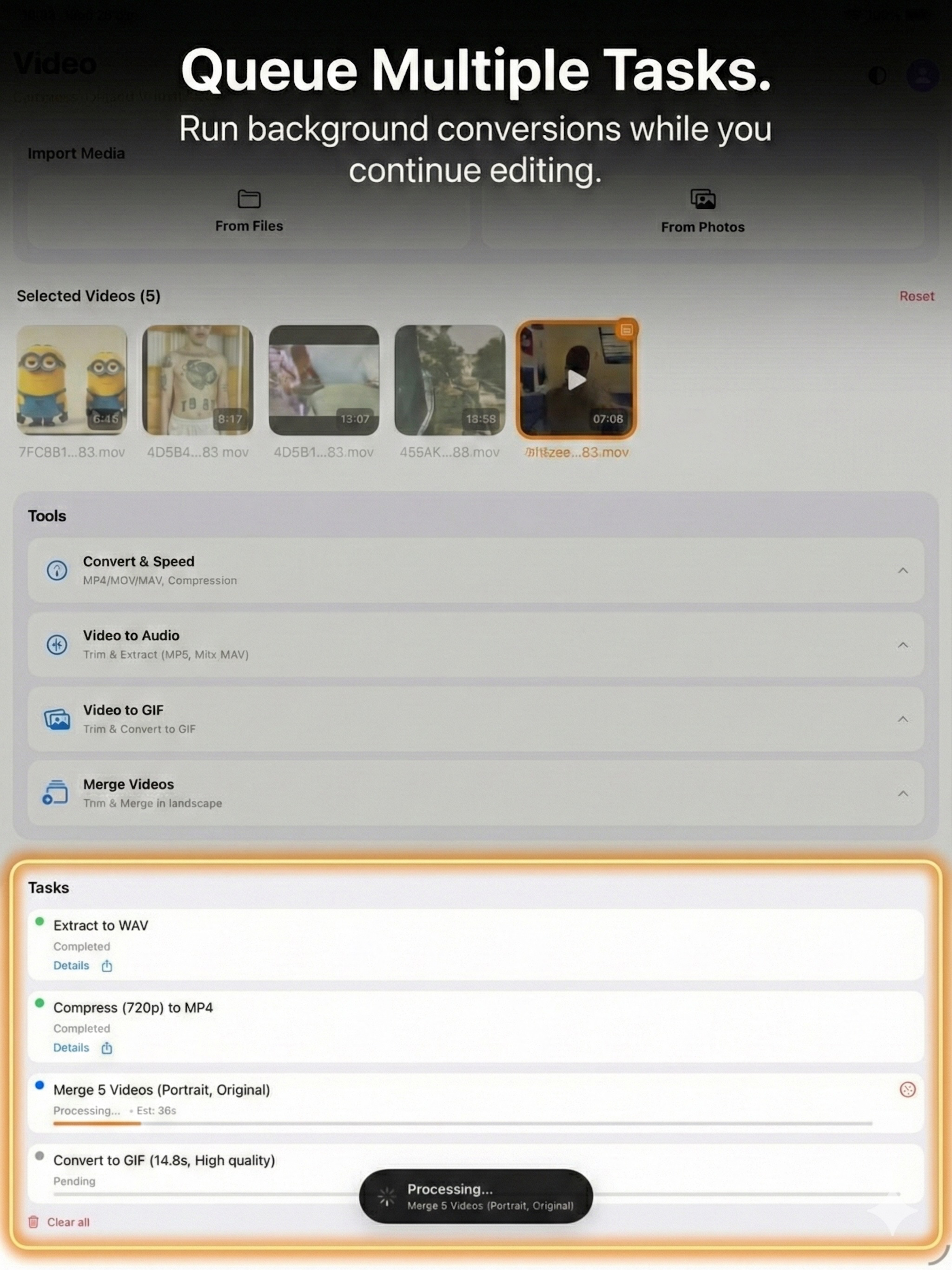 Offline Video Converter & Tool