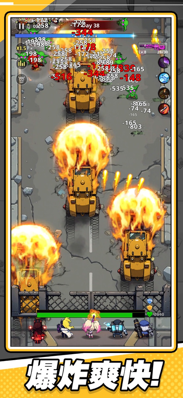 BangBang Zombies: Shelter Wars iOS Mod IPA screenshot 1 - iOS game interface