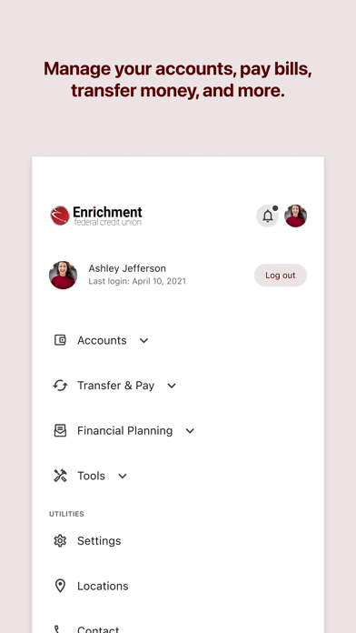 Enrichment Federal CreditUnion Screenshot