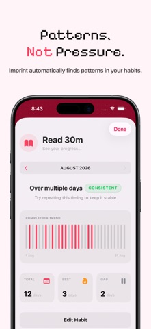 Imprint: Habit Tracker Screenshot 4 of 5