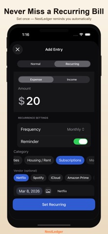 NestLedger Screenshot 4 of 10