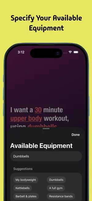 InstaSet: AI Workout Generator screenshot 3
