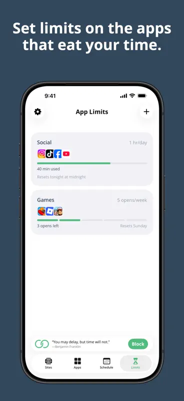 Liberate: Screen Time Control screenshot 4 of 4