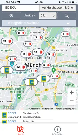 Screenshot von Ticket Restaurant® auf dem iPhone 2