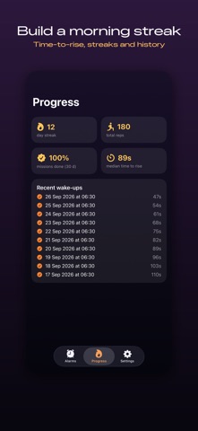 RiseRep: Push-up Alarm Clock screenshot 3