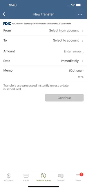 Cornerstone Bank Personal screenshot 3