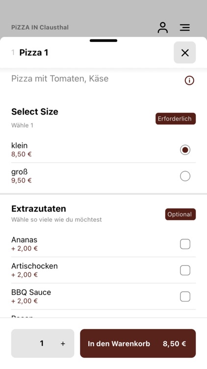 PiZZA IN Clausthal screenshot-3