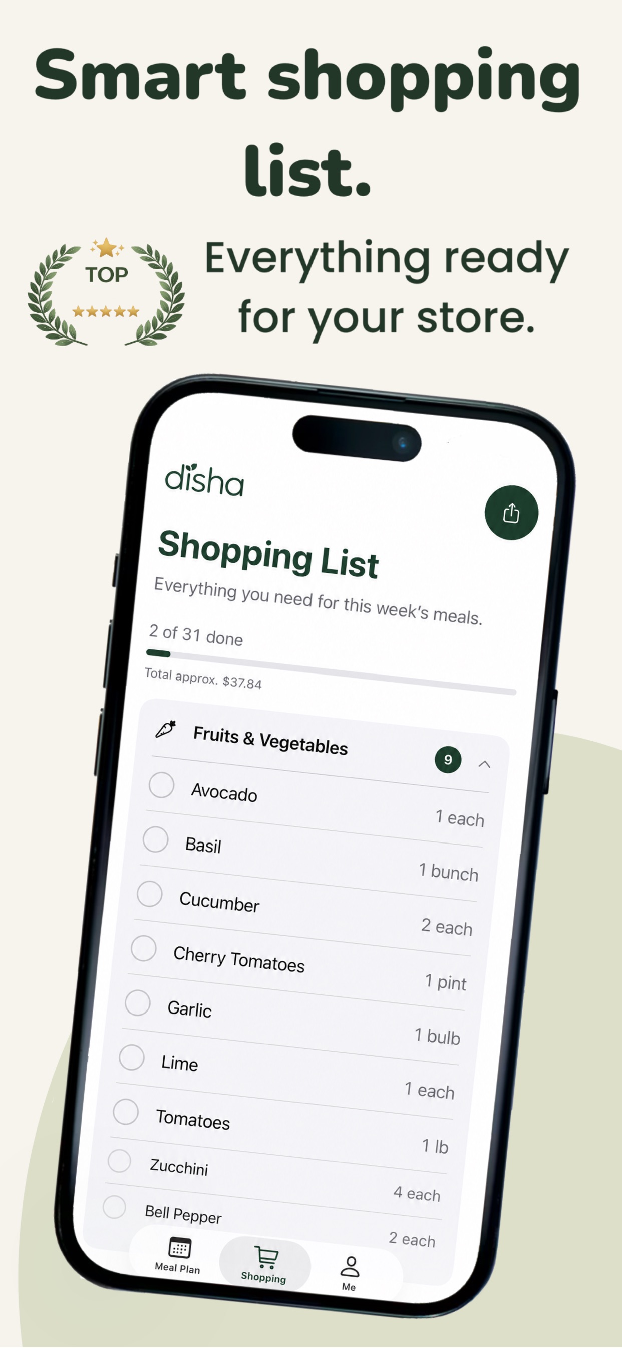Screenshot 4 of Disha: Budget Meal Planner