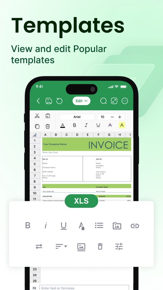 #2. XLSX Sheets: Edit Spreadsheet (iOS) Ved: Rhophi Analytics LLP